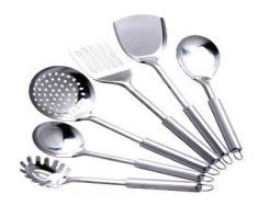 Polished Stainless Steel Kitchen Tools, Color : Silver