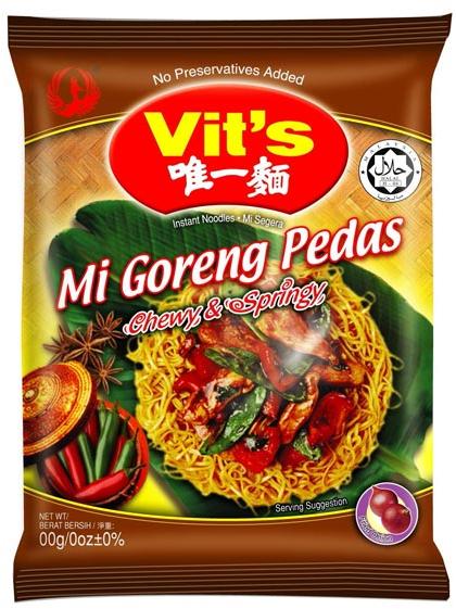 Vit's Mi Goreng Pedas Instant Noodles