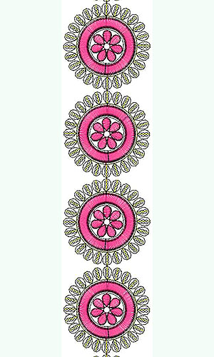 Cording Lace Border Embroidery Design