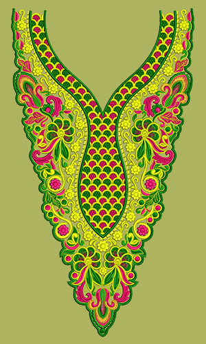 Embroidery Design Dress