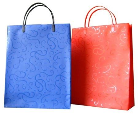 Plain Paper Shopping Bags, Style : Handled