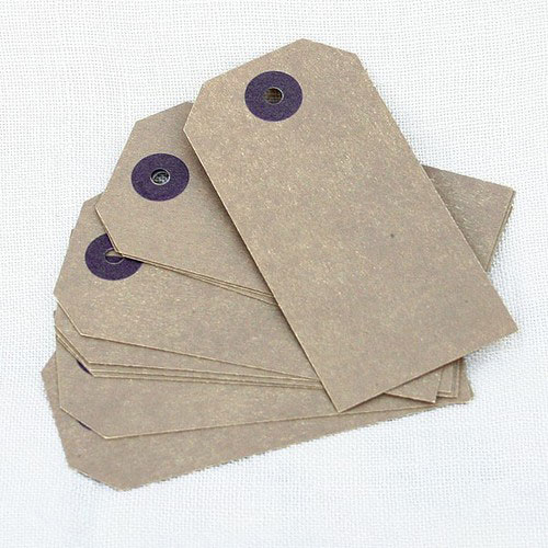 Plain Recycled Paper Tags, for Garment Use