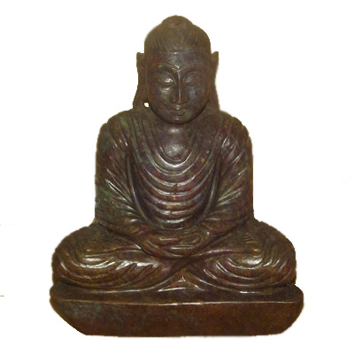 Gemstone Meditation Buddha Statue