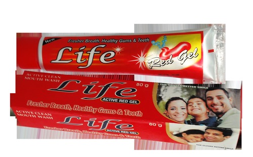 Life Red Gel Toothpaste
