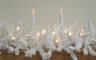 Pre Lit Led Flocked White Spruce Christmas Garland