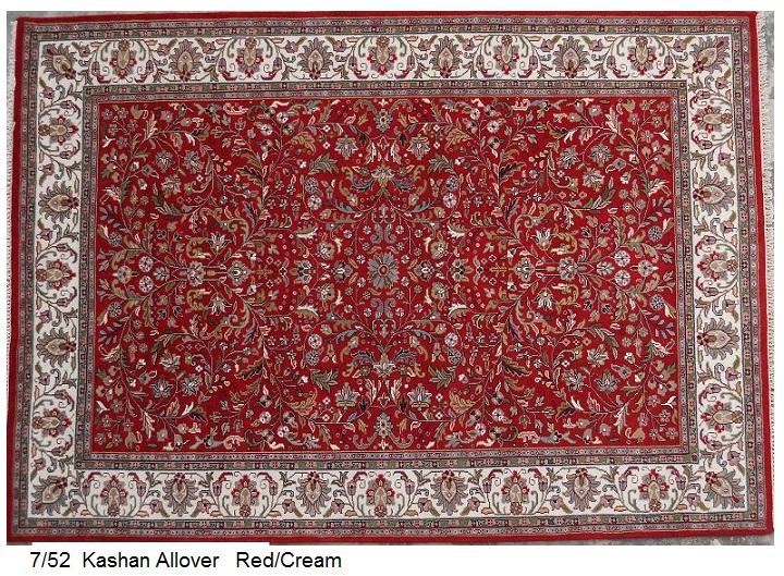 Red Rectangular Hand-knotted woollen carpet, for Home, Home Decor, Hotel