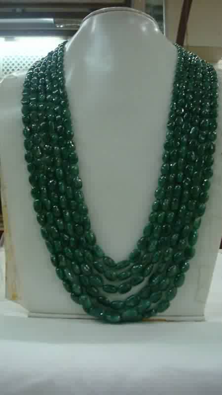 Emerald Mani Beads