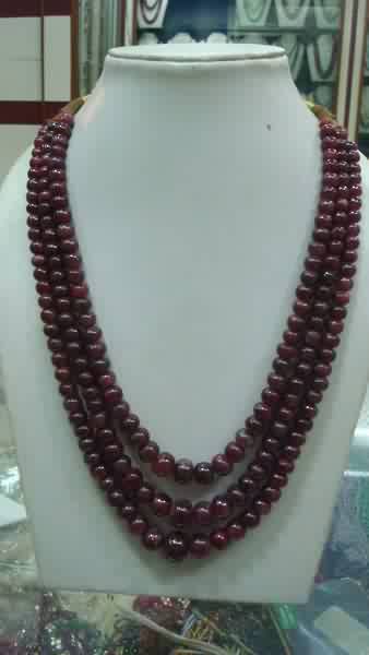 Ruby Plain Beads