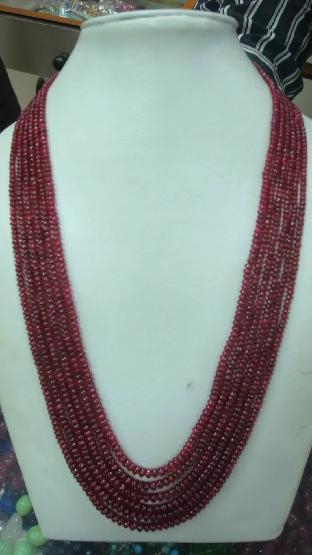 Ruby Spinal Beads