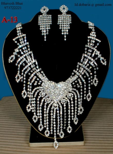 Silver Plated Necklace Set