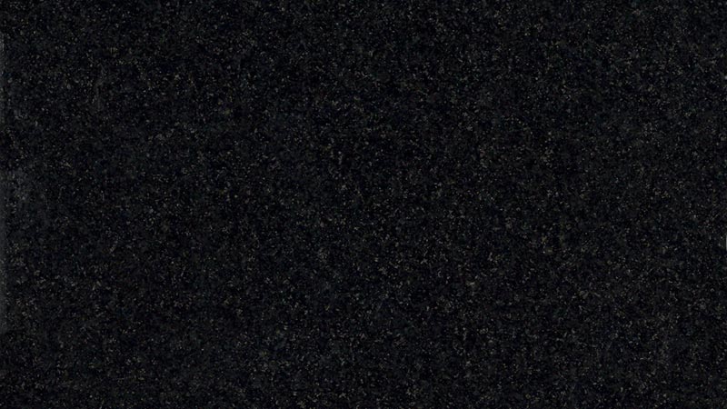 Jet Black Granite Slab