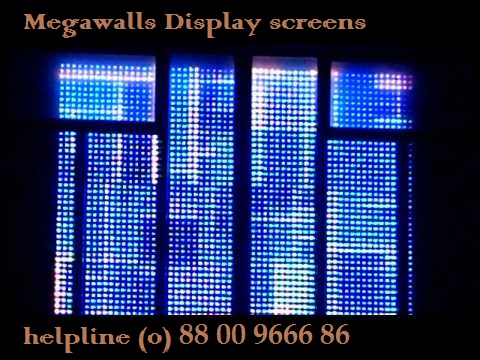 Led Rolling Curtain Display