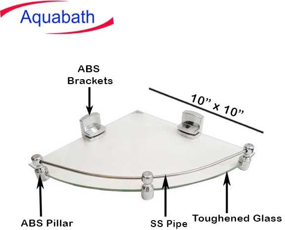 10 x 10 Nano Clear Corner Shelf