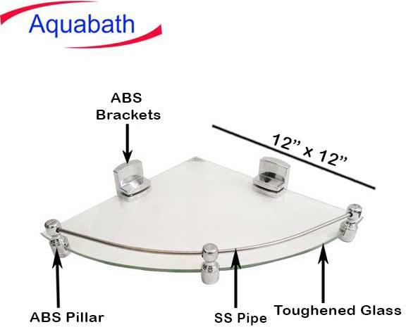 12 x 12 Nano Clear Corner Shelf