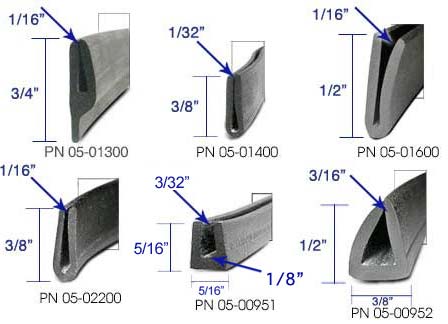 Rubber Channel Seals