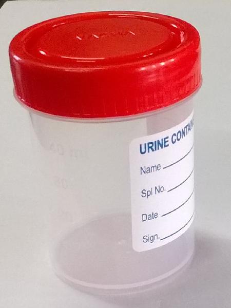 Urine collection container