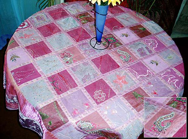 Red Check Table Cover
