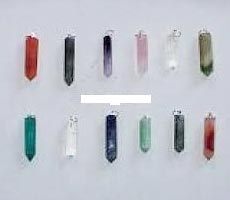 Gemstone Pencil Pendants 