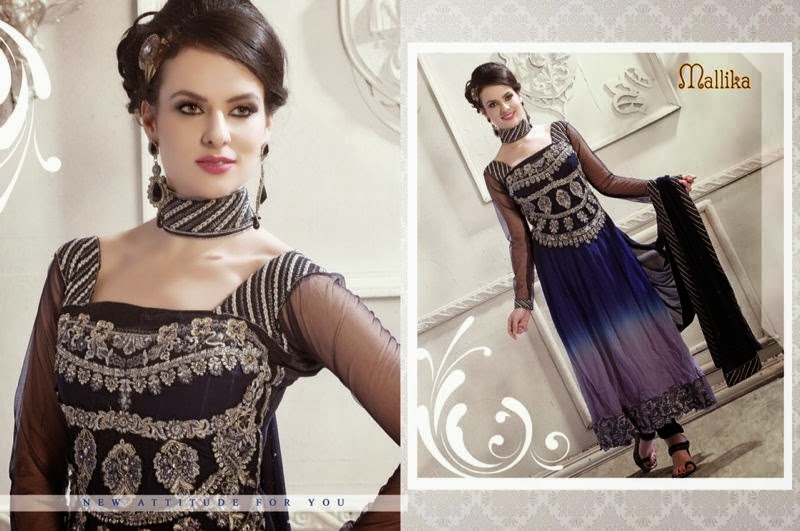 Blue Anarkali Suit