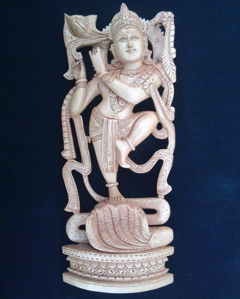 Wooden Krishna Statues