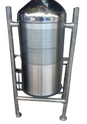 steel dustbin with stand