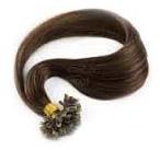 Brownish U Tip Hair Extensions, for Parlour, Style : Curly