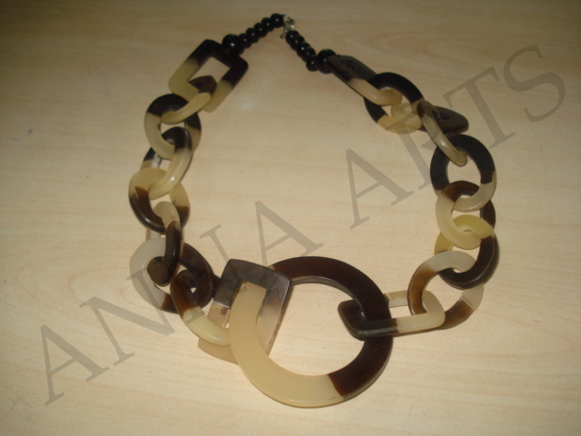 Resin Necklace like Horn