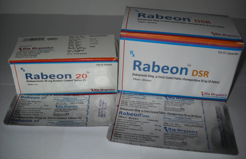 Rabeon Range as Rabeon 20 Tablet / Rabeon DSR Capsule