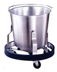 Metal Polished Hospital Kick Bucket, for Industrial, Feature : Corrosion Proof, Crack Proof, Fine Finishing