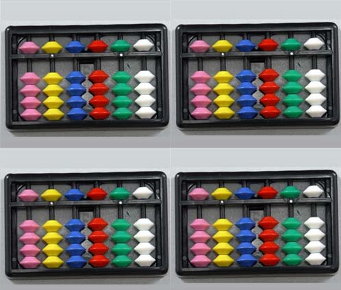 6 Rod Multi Color Kids Abacus