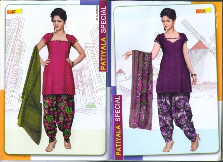 Patiyala Cotton Printed Dress Materials