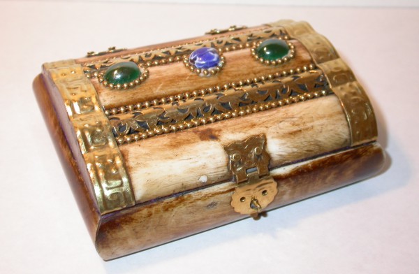 Horn Bone Jewelry Box