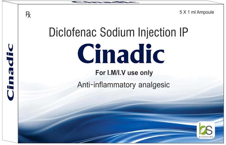 Diclofenac Sodium 75mg Injection