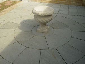 NATURAL/SMOOTH Non Polished Plain Kandla Grey Sandstone, for Flooring, Wall, landscape exterior