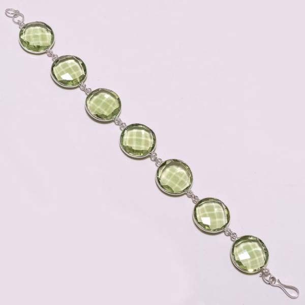 Green Amethyst Quartz Connectors