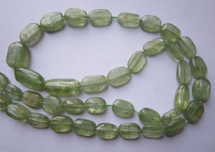 Green Kyanite Beads