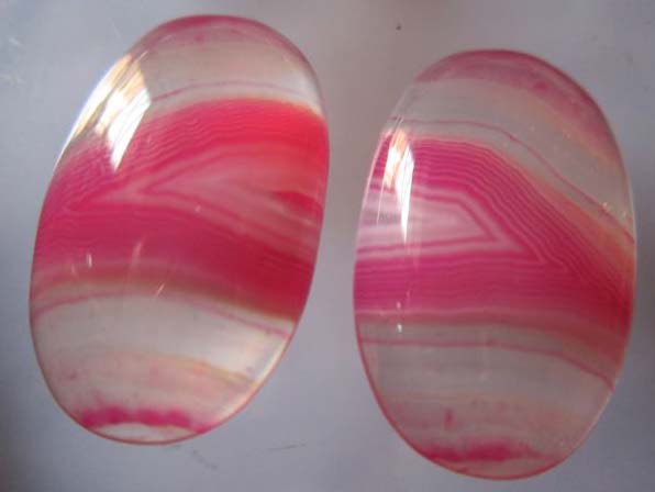 Natural Multi Chalcedony 14.5x24 Cabochons