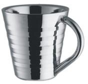 Stainless Steel Beer Mug Rib Model