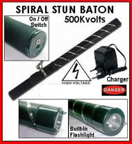 Spiral Stun Gun Baton