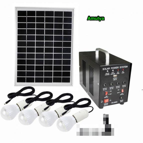 Mini Solar Home Lighting System