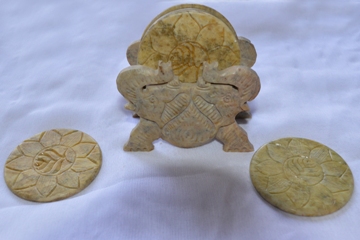 Marble handicraft tea coaster