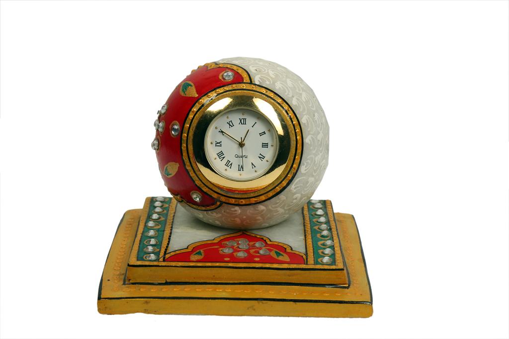 Paper Weight with Clock Watch