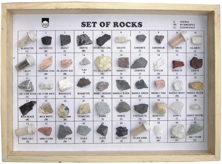 Rocks Collections Education Aid