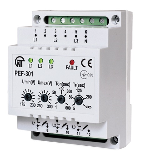 16A Automatic electronic healthy phase selection relay -PEF-301