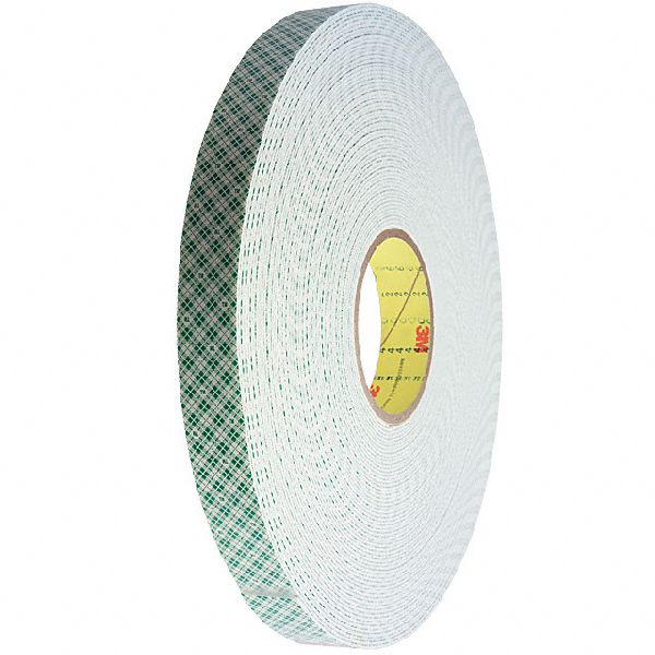 3M White Tissue Double Coated Foam Tape