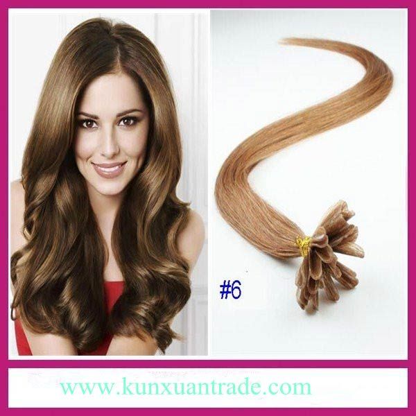 Silky Straight Virgin Human Hairi Tip Hair Extensions