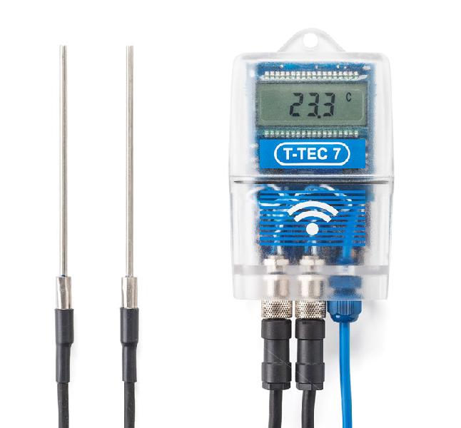 T-TEC 7-3F Wireless Two Temperature Channel Data Logger