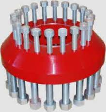 Double studded adapter flange