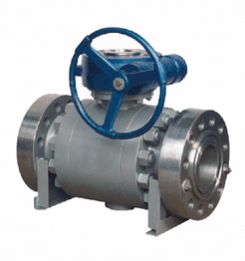 Orged Steel Trunnion Mounted Ball Valve