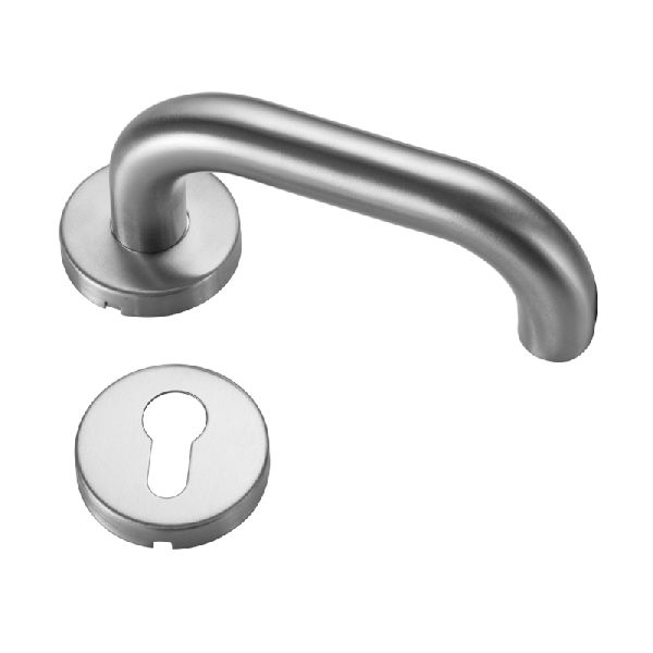 Mortise Handle (D-Type), Color : Silver